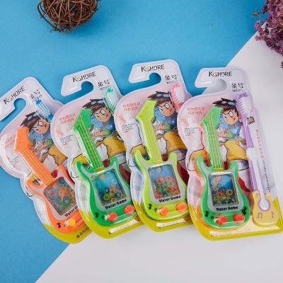 China 2018 new arrival new arrival KSHORE toothbrush kids toothbrush with free guitar toy gift for sale