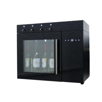 China LED Light Free Standing 304 Stainless Steel Wine Bottle Dispenser Machine for sale