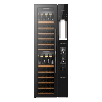 China LED Light Wine Fridge 112 Free Cooler Bottles Fridge And Wine Dispenser for sale