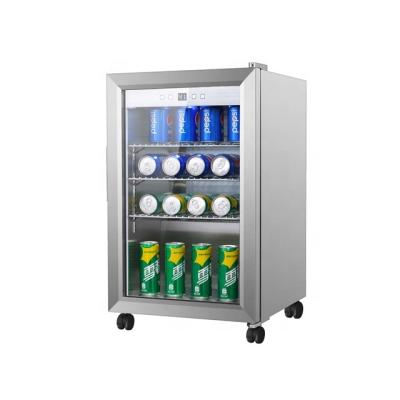 China LED Light Beverage Outdoor Drinks Fridge Milk Based Preparation Fridge Cooler Fridge for sale