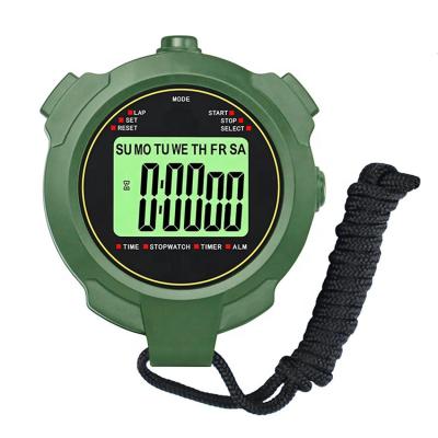 China ABS Stopwatch Fitness Referee Training Countdown Can Be Stopped Clock Alarm Clock Luminous Watch Mute Timer for sale