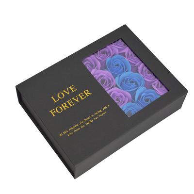 China Custom Magnetic Lip Gloss Packaging Recycled Cardboard Materials Folding Closure Gift Box for sale