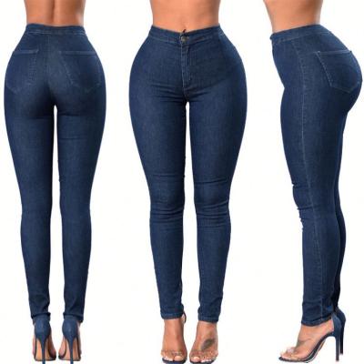 China Hot Selling Women Breathable Cowboy Pants Skinny Jeans Women Pants Slim Fit Slimming Pencil for sale