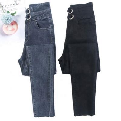 China Wholesale High Quality Slim Waisted Women Denim Pants Skinny Jeans for sale