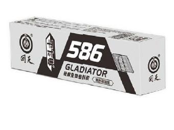 China 586 Black Gladiators Silicone Gasket Maker 55g for auto gasket , netural curing for sale