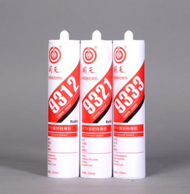 China 9333 High Performance RTV Silicone Sealant For the sealing and bonding of LCD decorative lighting and LED lights for sale