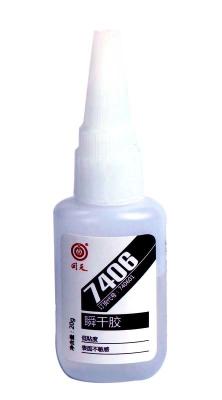 China 7406 Instant Glue One-Part, Low Viscosity, Surface-Insensitive, Suitable Porous, Acidic, And Absorbent Inert Materials. for sale