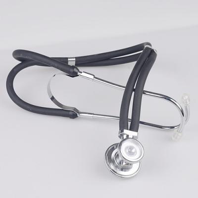 China Medical Clinic Diagnosis SW-ST03A Sprague Rappaport Double Dual Tube sliver Color Stethoscope for sale