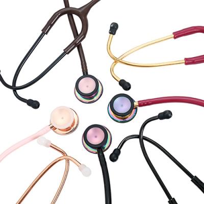 China Easy stethoscope medical price, cardiac sethoscope cardiology diagnostic stethoscope, doctors precordial customized stethoscope for sale