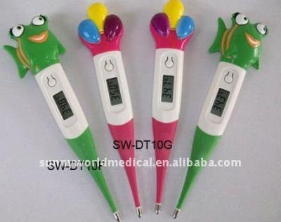 China SW-DT10G indoor cartoon digital thermometer and animal shape kids cartoon digital thermometer for sale