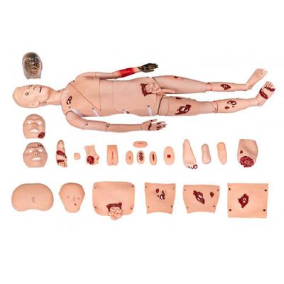 China Nurse Training Care Trauma Anatomical Model Manikin, Medical Simulation Nursing Training Manikin, Used Medical Manikins Training for sale