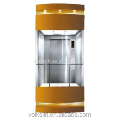 China Volkslift Panoramic Guided Glass Elevators Commercial Elevators Hotel / Office Building / Home Use for sale