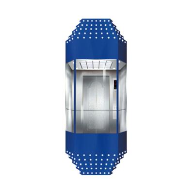 China Home Use / Office Building Volkslift Diamond Sightseeing Glass Capsule Panorama Elevator Elevator for sale