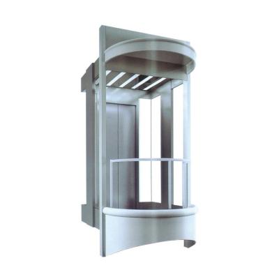 China Modern Volkslift Etching Elevator And Glass Elevator Capsules Lifts Cabin for sale