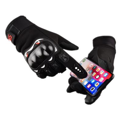 China Full Finger Touch Screen Sports Gloves YULAN TT266 Anti Slip Motorcycle Racing Gloves for sale