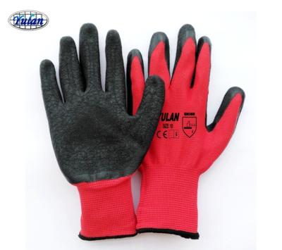 China Wrinkle Surface Anti-Slip Latex Coated Gloves, Safety Gloves, High Quality Working Gloves for sale