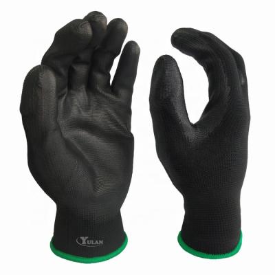 China Yulan DPU101 Lightweight PU Coated Anti-Static Work Gloves, CE EN388, Free Sample for sale