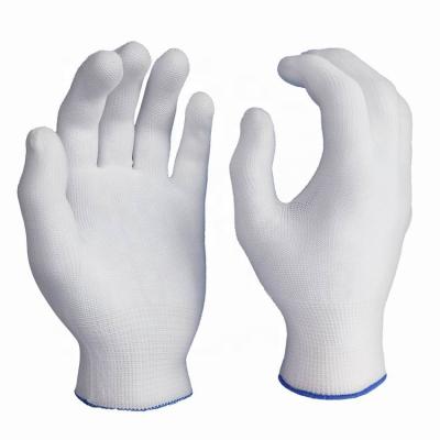 China Packing Working Disposable Workers' Nylon Gloves for sale