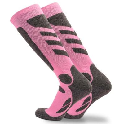 China HY-756 Amazon viable hot sale plus size long tube female ski socks outdoor sports thickened increase socks for women for sale