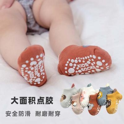 China New Design HY-860 Breathable Non Slip Baby Toddler Non Bumps Girls Newborn Organic Stockings For Baby Sock With Handle Boy 0-3Y for sale