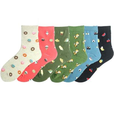 China New design cartoon jacquard animal food sushi crew socks unisex cute fashion meias hosiery QUICK DRY man women for sale