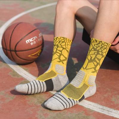 China Wholesale Custom Print OEM Manufacturer Breathable Sport Sock Basketball Fast Shipping Designer Knockout Sports Crew Socks For Men And Woman for sale