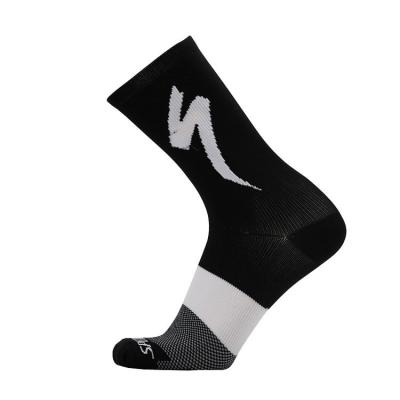 China OEM Breathable Mens Socks with Custom Logo Printing Soccer Basketball Football Running Crew Sport White Unisex Cycling Calcetines for sale