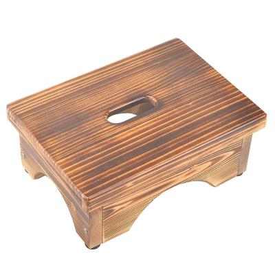 China Portable Step Stool (Other) Bedside Adjustable Wooden Step Stool One For Sale for sale