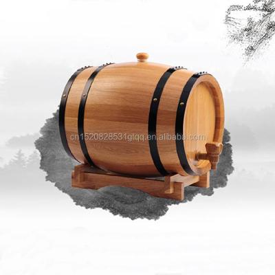 China Wholesale Europe Customization 20L High End Oak Large Wooden Barrels Without Tank for sale