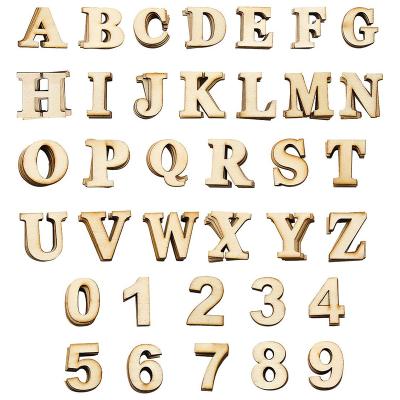 China Custom Europe English Wooden Alphabet For Machine To Make Wooden Letters for sale