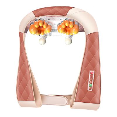 China Electric Multifunctional Cervical Vertebra Kneading Hot Compress Massage Shawl Beat Back Back Hammer Massager for sale