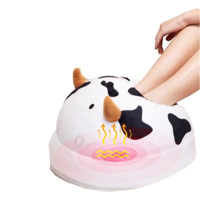 China Hot Selling Foot 2 IN 1 Electric Heated Shiatsu Foot Warmer Comfortable Feet Heated Foot Warmer Massager for sale