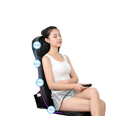 China Electric Seat Massager Car Home Office Massager Cushion Body Vibration Heating Mat Full Body Massager Back Infrared Pain Relief for sale