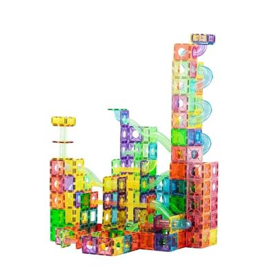 China Construction Toy Hot Sell 2020 New Design Magnetic Building Magnet Marble Run Toy Set Blocks Magnetic Educational Toy for sale