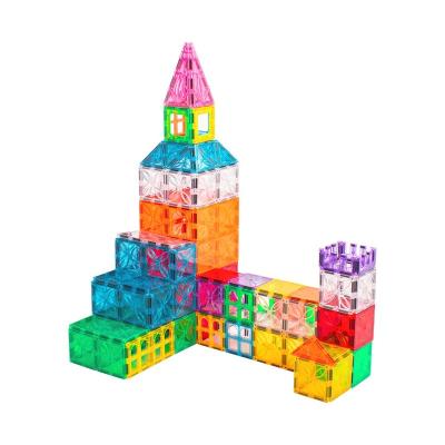 China Construction Toy Kids FLOWER Designed Magnetic Building Block Set Magnet Bricks Set and Educational Building Tiles with Magnet for Toddlers for sale