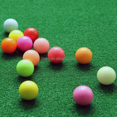 China Golf Toy Wholesale Customer Logo Coolerful OEM Golf Ball Outdoor Two Piece Ball for sale