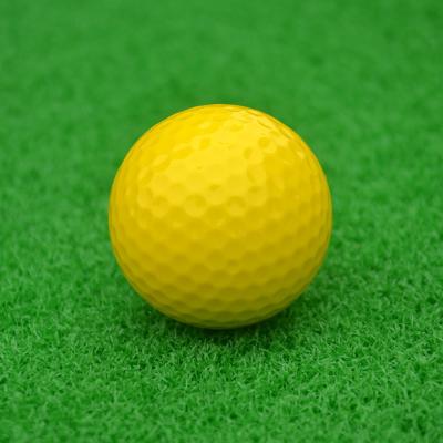 China Golf Toy Wholesale Customer Logo Coolerful OEM Golf Ball Outdoor Two Piece Ball for sale