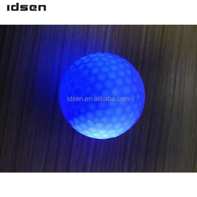 China Golf Night Game Logo Printed Colorful Led Light Custom High Quality Up High Bounce Golf Balls for sale