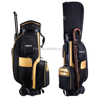 China Fashionable High Quality Custom Golf Bag Tour Staff With Wheel for sale