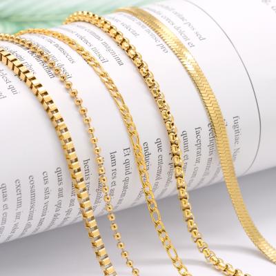 China CLASSIC Hot Popular New Amazon Style Design Jewelry 14k Solid Gold Plated Necklace USA Chain USA for sale