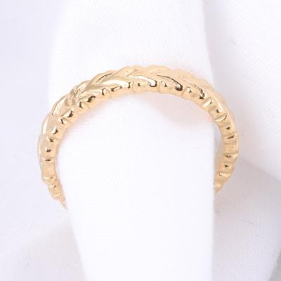 China FASHIONABLE Custom Made 14k Gold Stainless Steel JRA0087 Bohemia Couple Rings Jewelry for sale