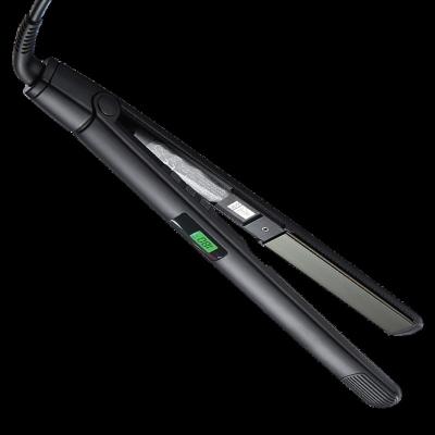 China Digital Popular Dual Voltage Flat Iron Pro Titanium Plated Hair Straightener Best With LCD Display 2019 New Hair Straightener for sale