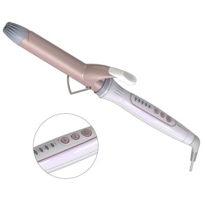 China Hot Selling Automatic Rotating Hair Curling Iron 2022 Product Black LED Digital Display Automatic In Amazon Rotating Hair Curler for sale