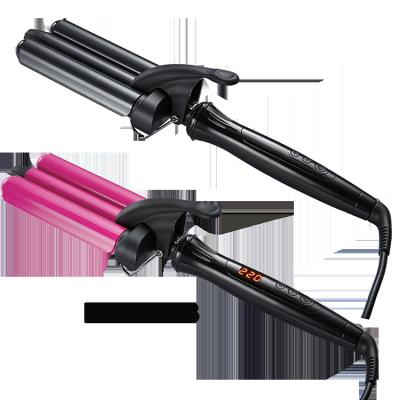 China Professional Salon 2019 New Household Hotel Hair Wave Styler Triple Barrel Hair Styling Adjustable Curling for sale