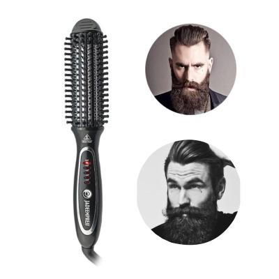 China 2019 Comfortable New Arrival Beard Straightener Hair Comb and Curling for Ironing Hot Selling Hair Brush for sale