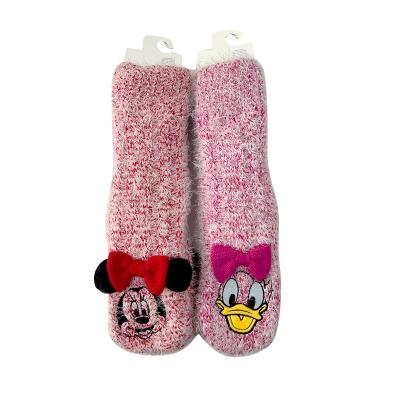 China Fuzzy Socks Your Own Fashion Design Girl's Warm Sock Custom Made Wholesale Non-slip for sale