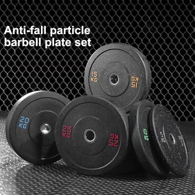 China Durable Available in Multiple Weights Size Safe Weightlifting Barbell Plate High Density Rubber Gym Weight Bumper Plate for sale