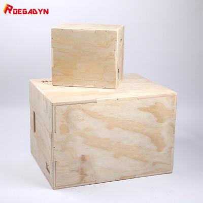 China Jump New Arrival Fitness Accessories Cross Fit Training Plyometric Boxes Wooden Box Jump for sale