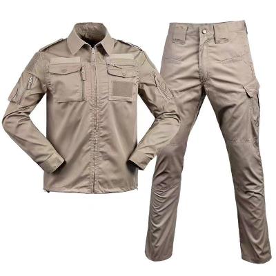 China New Camouflage Anti-Static Outdoor Thin Breathable American Shirt Set Men's Outdoor Expansion CS Human Army Uniforms Camouflage Long Sleeve Suit for sale