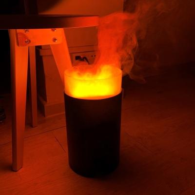 China Outdoor Ultra Realistic Mini Round 3D Water Vapor Fireplace Table Fireplace Fragrance for sale